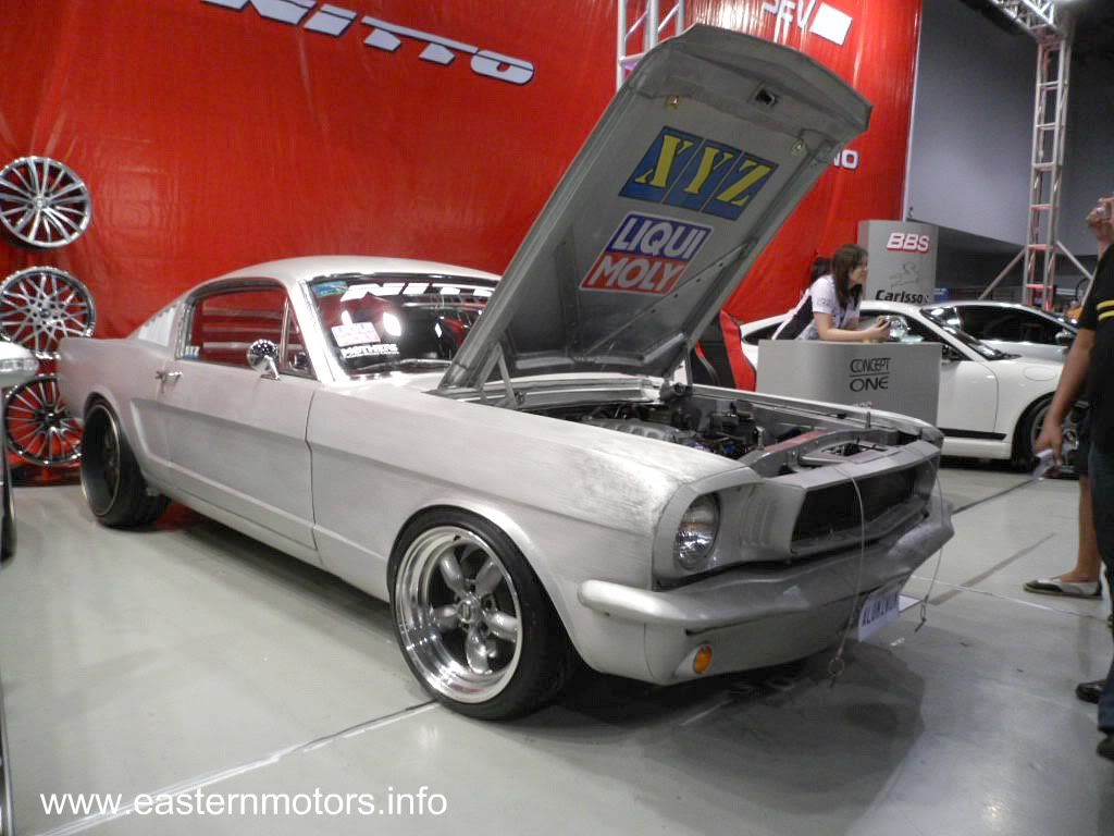 All-Aluminum 1965 Ford Mustang GT500 with Nissan RB Series Engine, Please visitwww.easternmotors.info