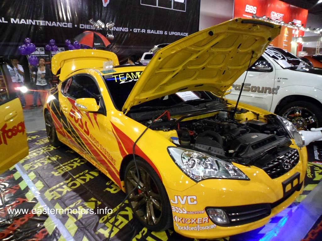 Hyundai Genesis 2.0 Turbo: Sound-setup spotted @ 2011 Manila Auto Salon