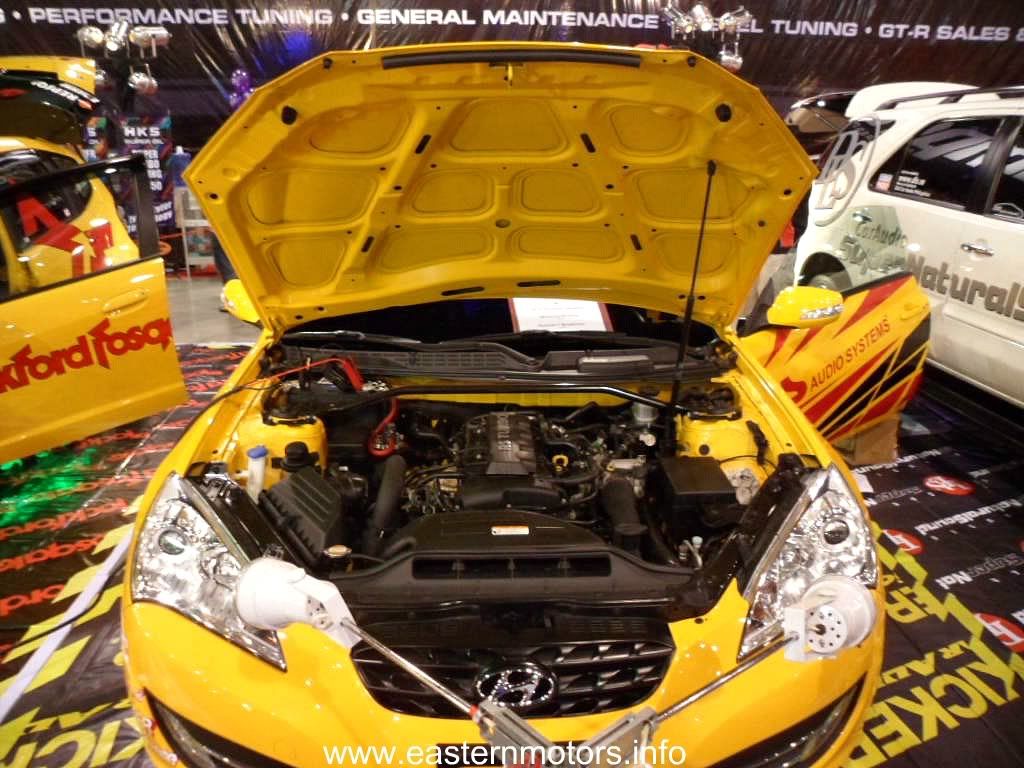 Hyundai Genesis 2.0 Turbo: Sound-setup spotted @ 2011 Manila Auto Salon