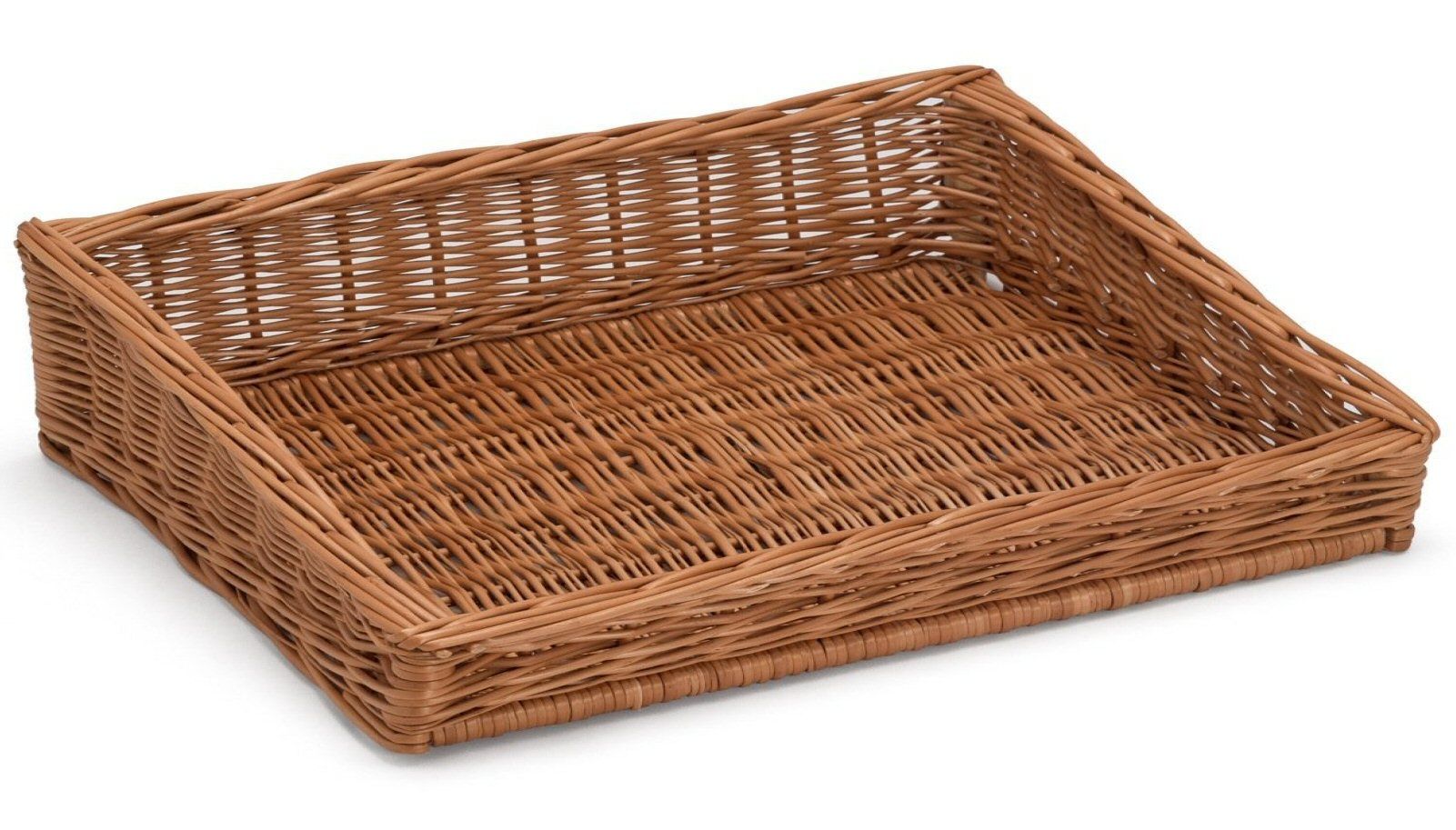 Sloping Wicker Retail Display Basket Extra Large 60cm 24" Wide Counter