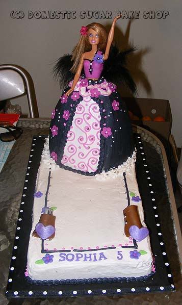 super barbie cake