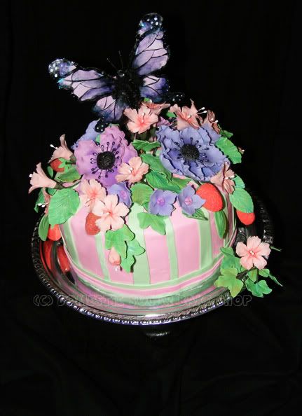 Girls Flower Cakes