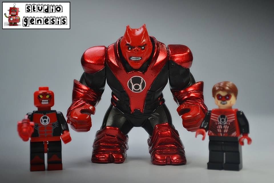 lego red lantern minifigure