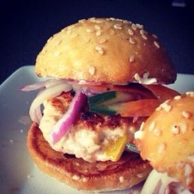 salmon sliders