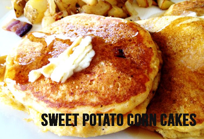 sweet potato corn cakes