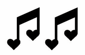 MUSIC HEART SYMBOLS