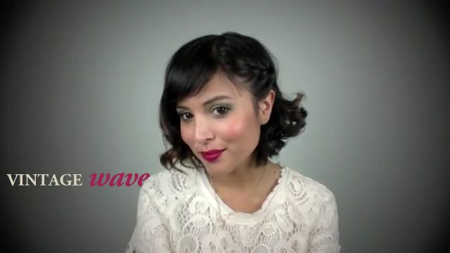 Short Holiday Hair Vintage Wave Sunnie Brook Celebrity