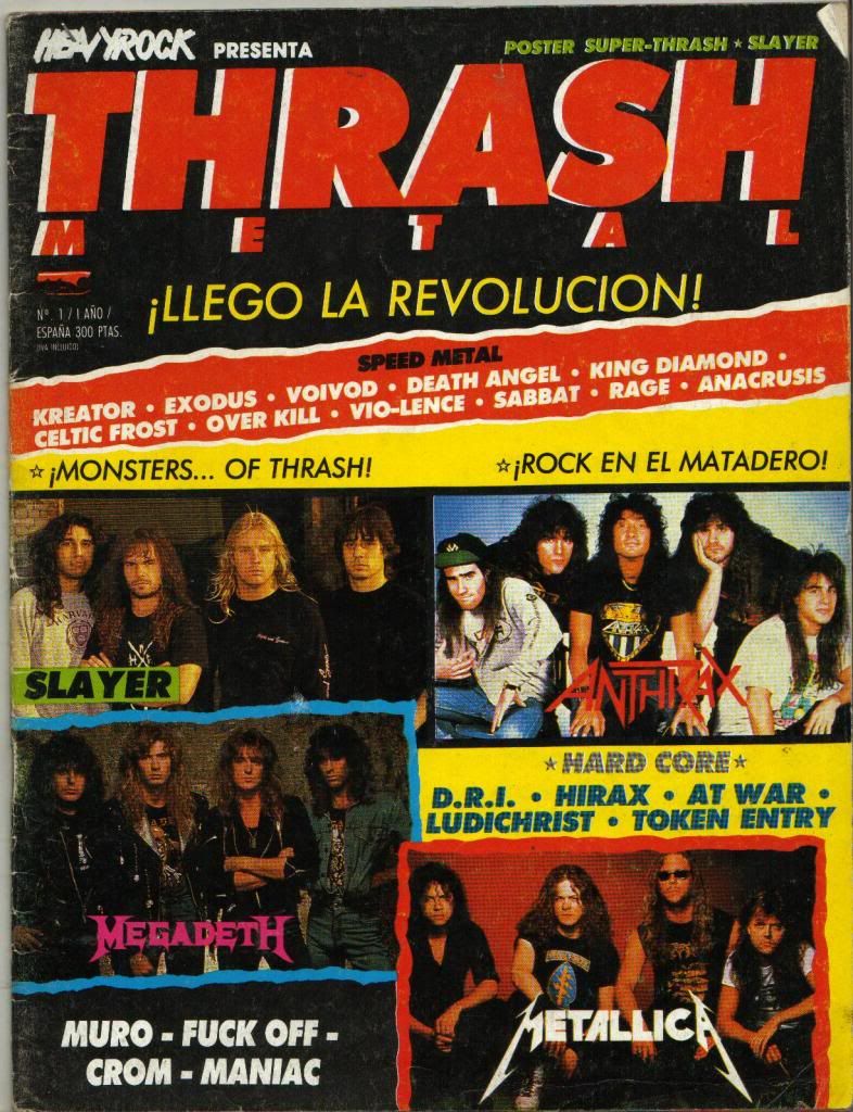 Revista de thrash metal 80`