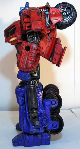 ~Custom Transformers War For Cybertron Optimus Prime With Scratchbuilt Axe By Mykl~