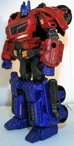 ~Custom Transformers War For Cybertron Optimus Prime With Scratchbuilt Axe By Mykl~