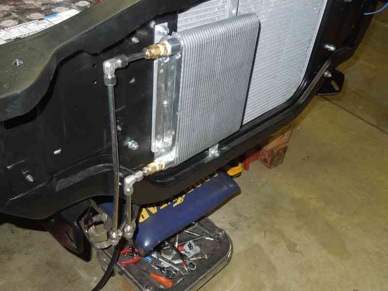 700R4 Trans Cooler in & New Driveshaft Team Camaro Tech