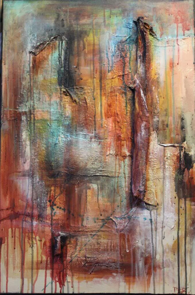 mixed media painting