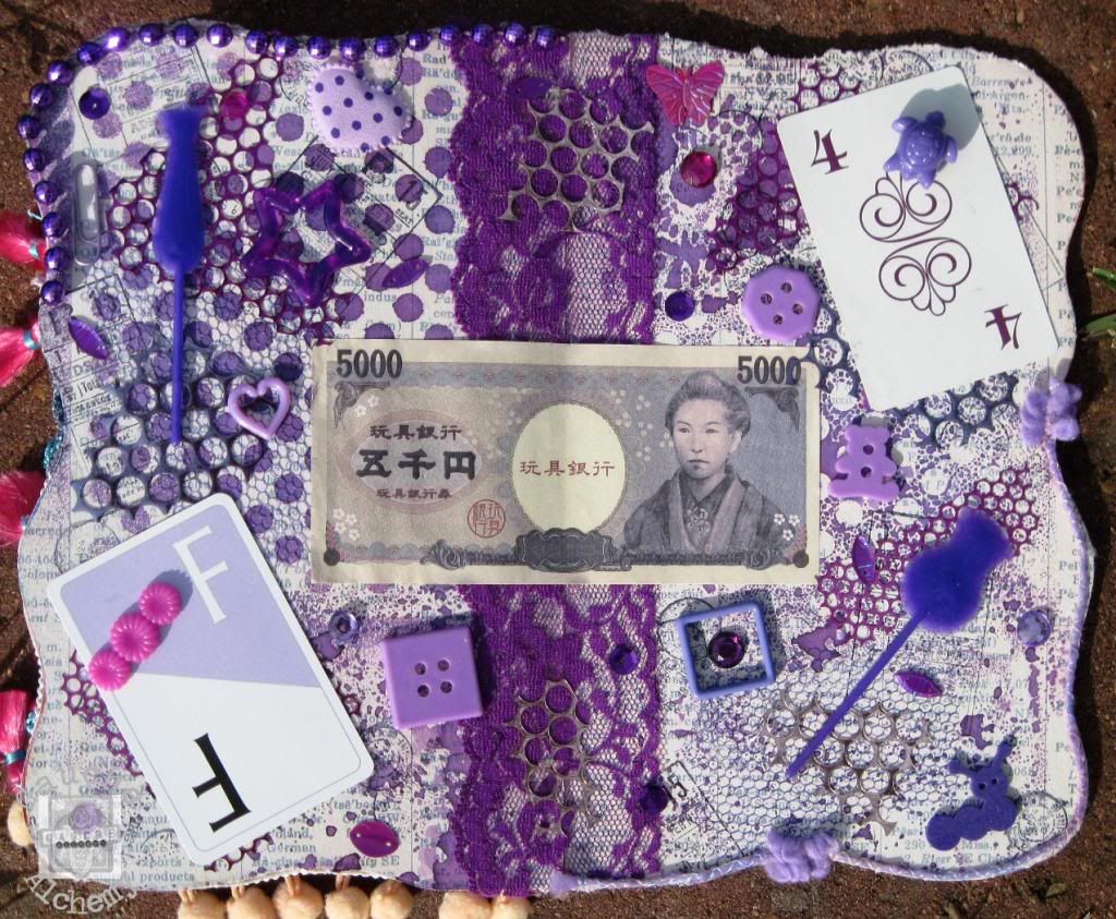 purple color art journal