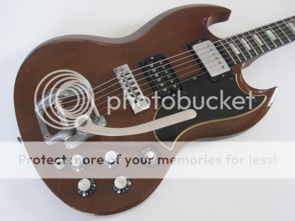 VINTAGE 1973 GIBSON SG STANDARD ELECTRIC GUITAR BIGSBY TREMOLO  