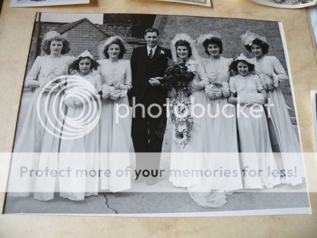 LOT OF 12 OLD PHOTOGRAPHS, 1920 1960S? WEDDINGS  