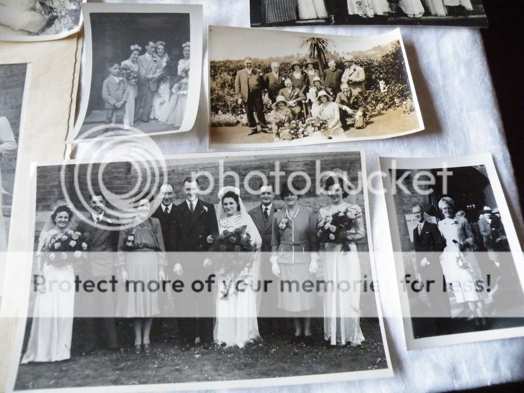 LOT OF 12 OLD PHOTOGRAPHS, 1920 1960S? WEDDINGS  