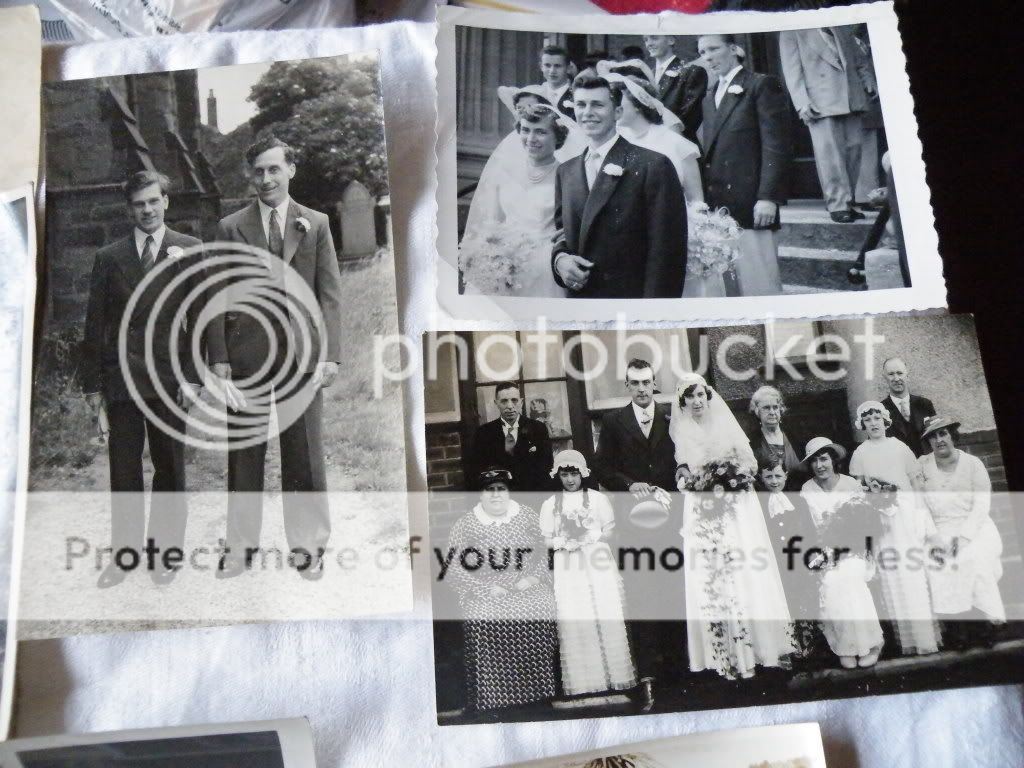 LOT OF 12 OLD PHOTOGRAPHS, 1920 1960S? WEDDINGS  