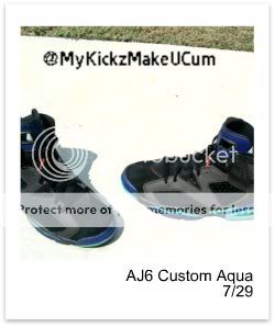 WDYKT Air Jordan 6 Custom Aqua
