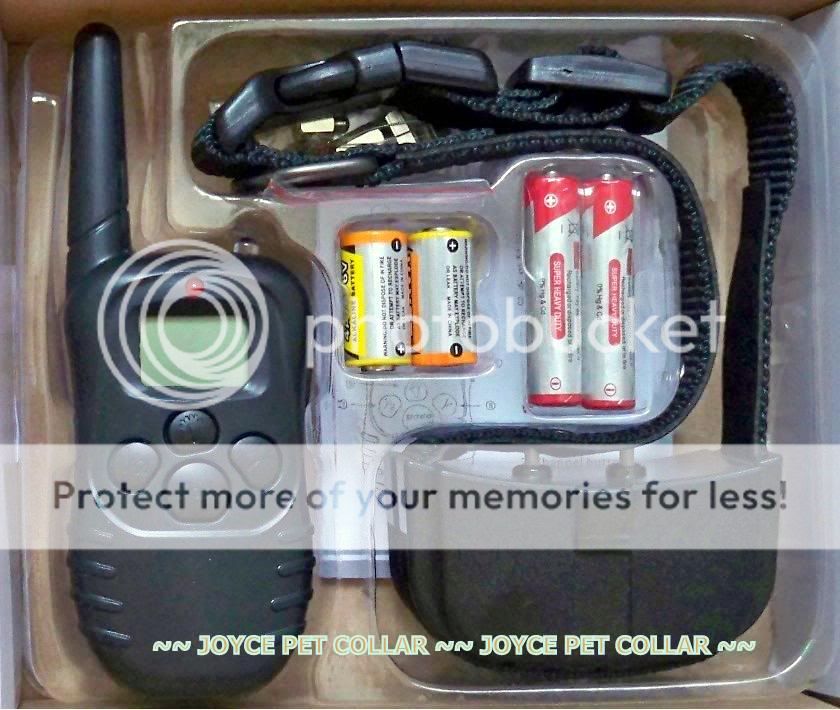 Pet Trainer New Two Dogs LED Collar Electronic Remote Training Collars LCD 300M