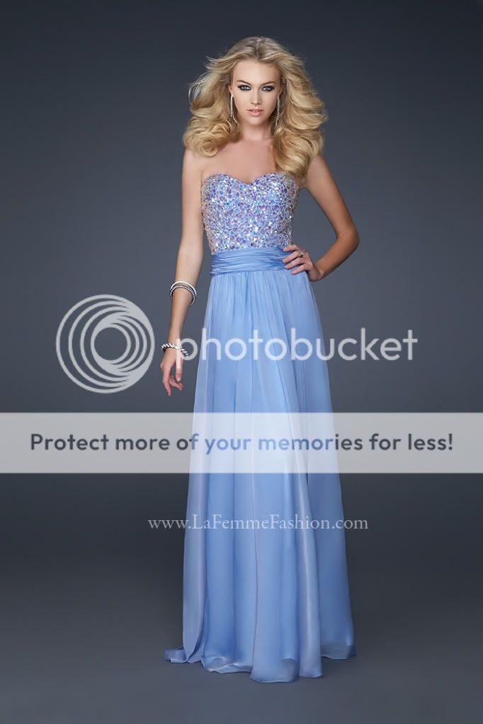 La Femme 17498 *FREE SWAROVSKI+PRICE MATCH* Prom Dress Wedding Bridal 