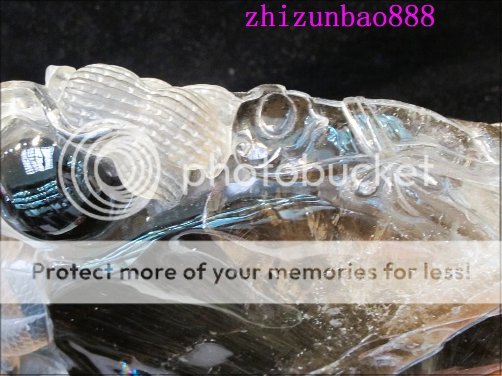 Natural Rutilated Quartz Chinese Dragon peanut 卍 Business is booming 