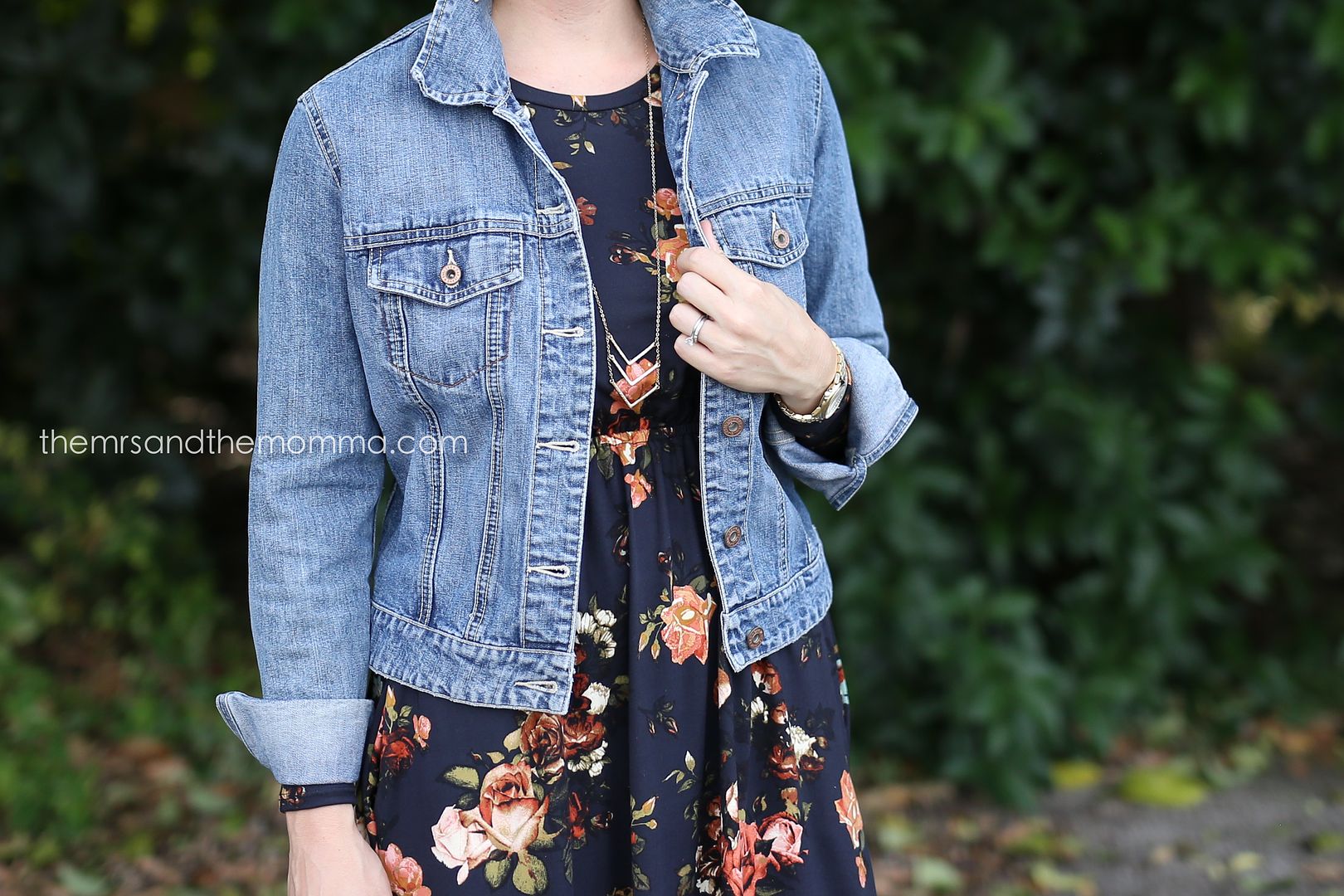 the MRS. & the MOMMA: Fall Floral + Denim